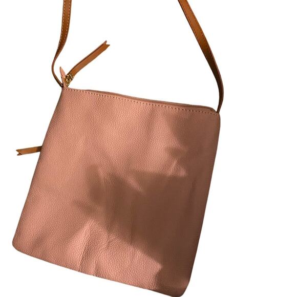 Joy Mangano Pink Crossbody Bag 10x9 Womens Purse - Picture 4 of 5